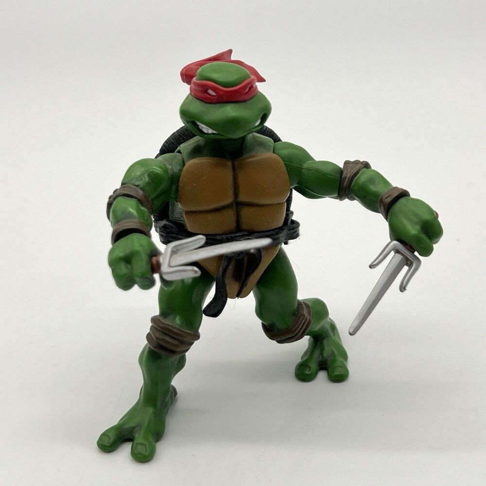 TMNT 2002 Raphael Teenage Mutant Ninja Turtles 5" Playmates Toys Action Figure